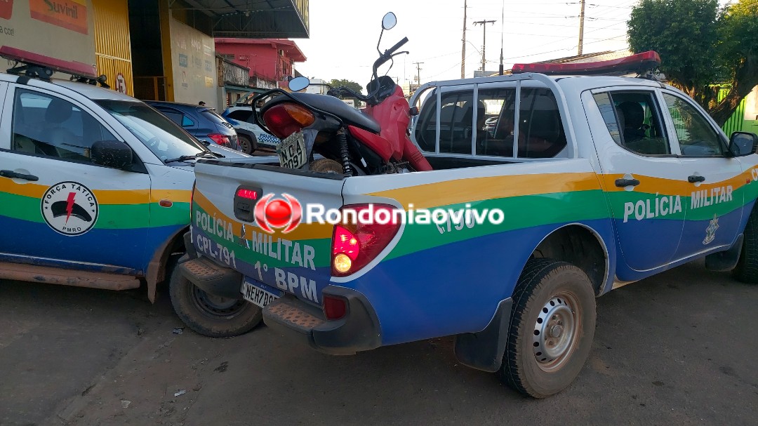 PERDEU: Ladrão de moto é preso tentando se esconder em residencial de Porto Velho