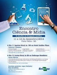 Encontro Ciência & Mídia acontecem em Porto Velho