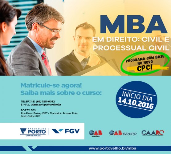 FGV inicia nova turma do MBA em Direito Civil e Processual Civil