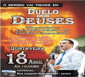 Duelo dos Deuses - com Bispo Guaracy Santos