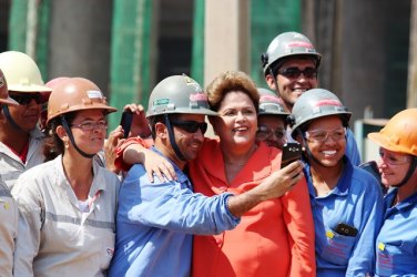 Eleições 2014 - Dilma visita usinas em Porto Velho e fala sobre eleição e transposição – Vídeo e Fotos