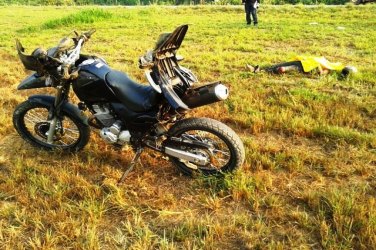 Mulher morre em acidente de moto na BR 364 próximo a Candeias