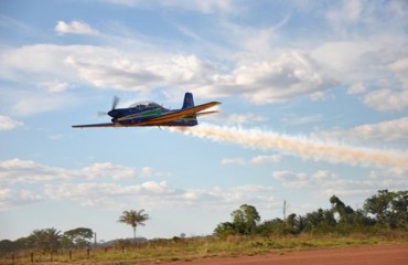 PIMENTA BUENO – Pilotos da FAB vistoriam espaço aéreo para o Latino Americano de MotoCross