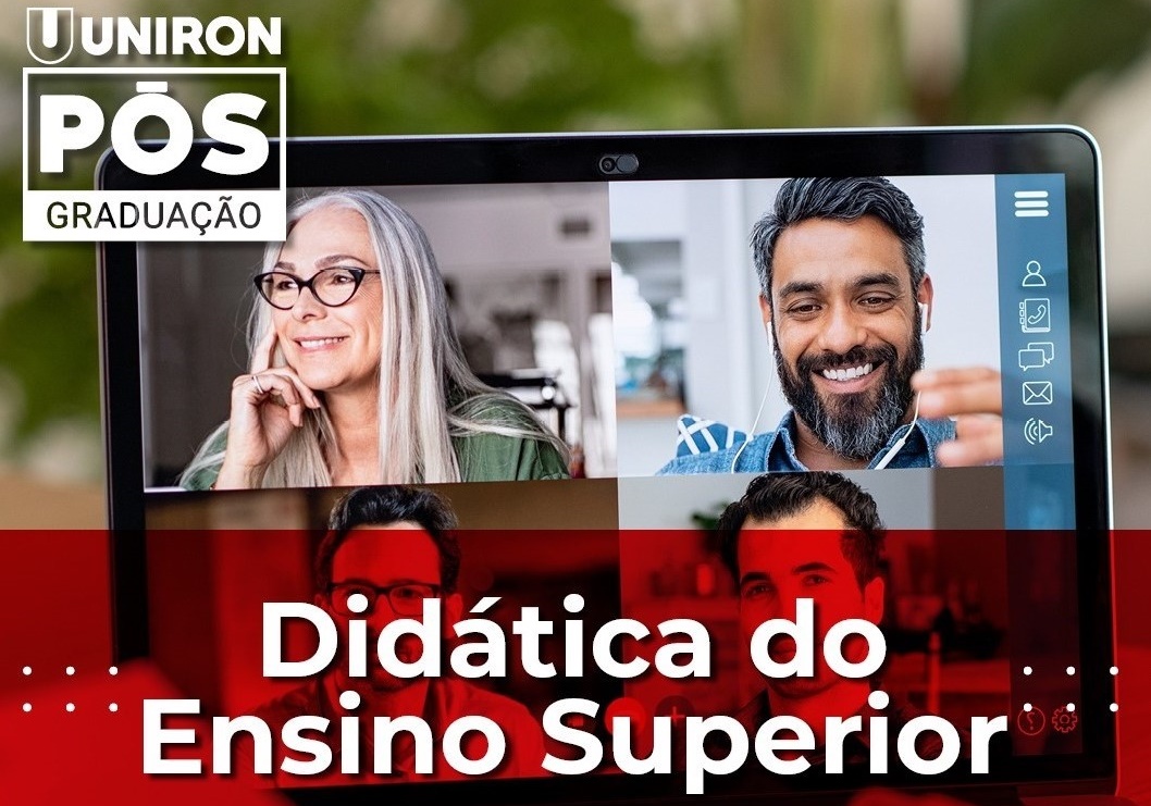 OPORTUNIDADE: Uniron oferece Pós-Graduação em Didática do Ensino Superior