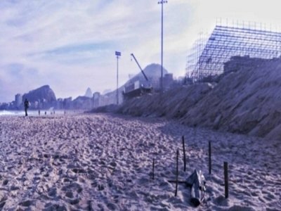 Corpo esquartejado é encontrado na Praia de Copacabana