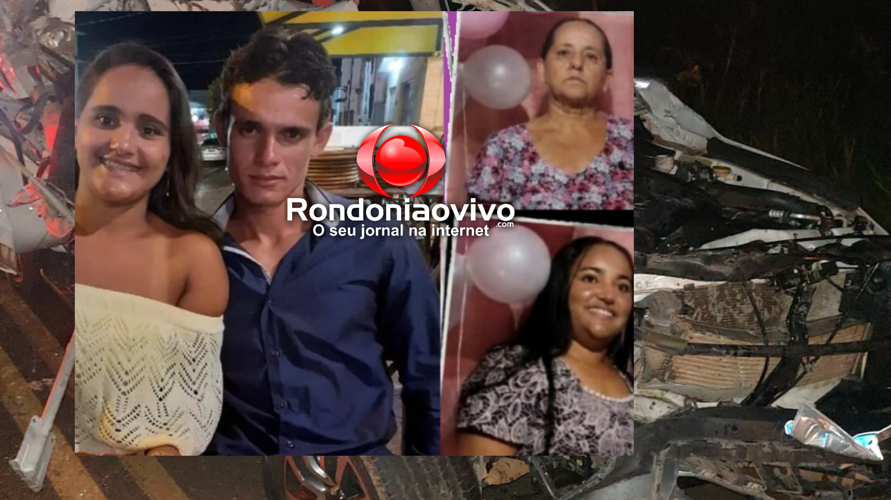 TRAGÉDIA: Cinco pessoas da mesma família morrem em colisão entre caminhonete e caminhão