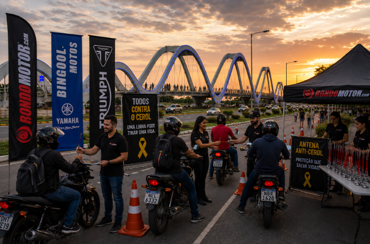 MAIO AMARELO: Campanha 'Todos contra o cerol' vai distribuir 500 antenas anti-cerol em PVH