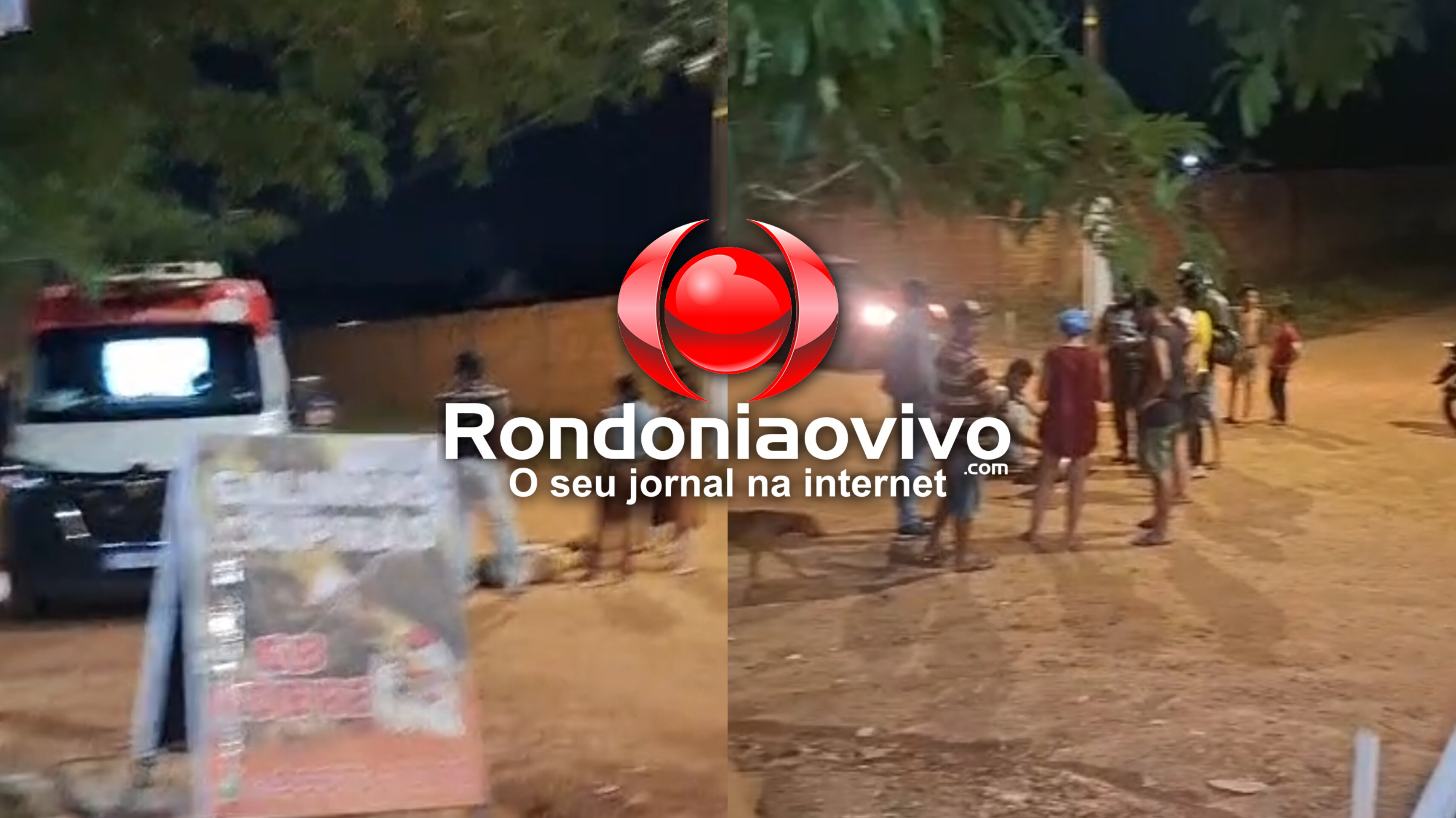 VÍDEO: Casal fica ferido após queda de moto em cruzamento sem sinalização 