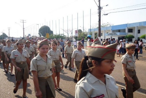 Escolas da capital realizam desfile de 7 de Setembro