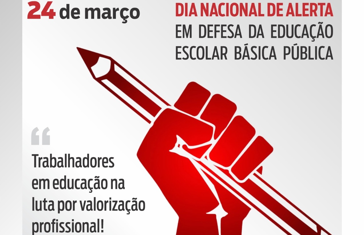 Sintero convoca categoria para Dia Nacional de Alerta em Defesa da Educação Pública