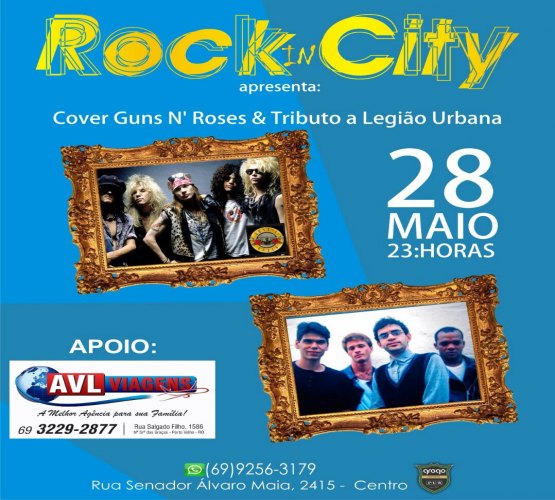 Acontece neste sábado a Rock in City no Grego Original 