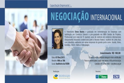 Centro Internacional de Negócios da Fiero dá continuidade a curso