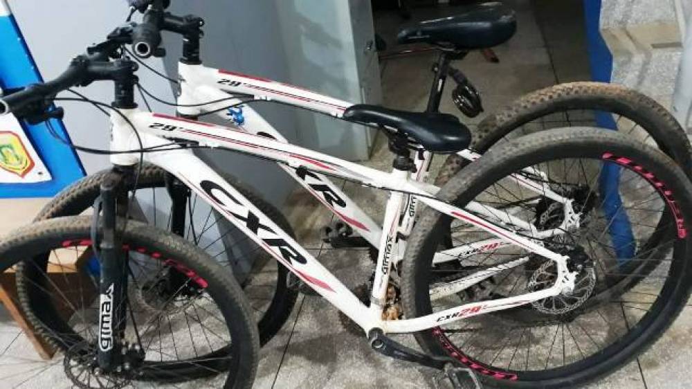 PRESOS: Polícia encontra bicicletas sem nota e prende dois suspeitos