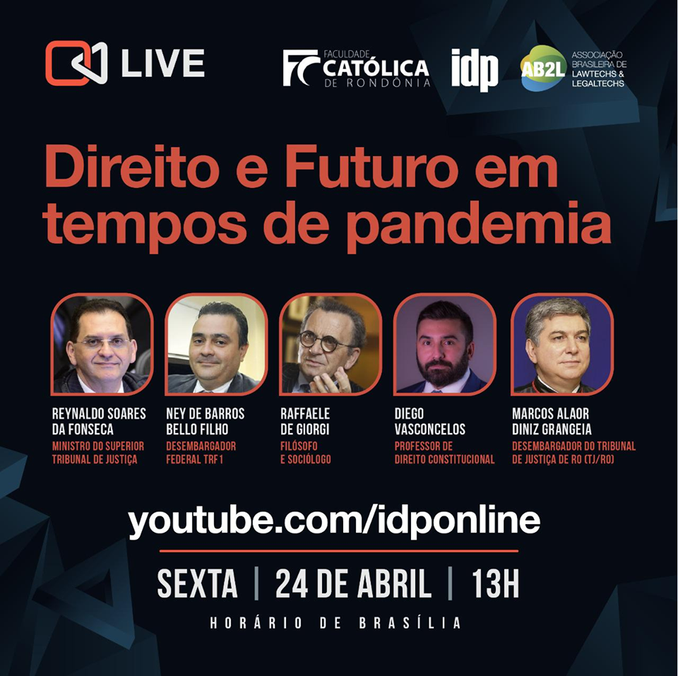 ONLINE: “Direito e Futuro em tempos de pandemia” é o tema de evento da Católica 