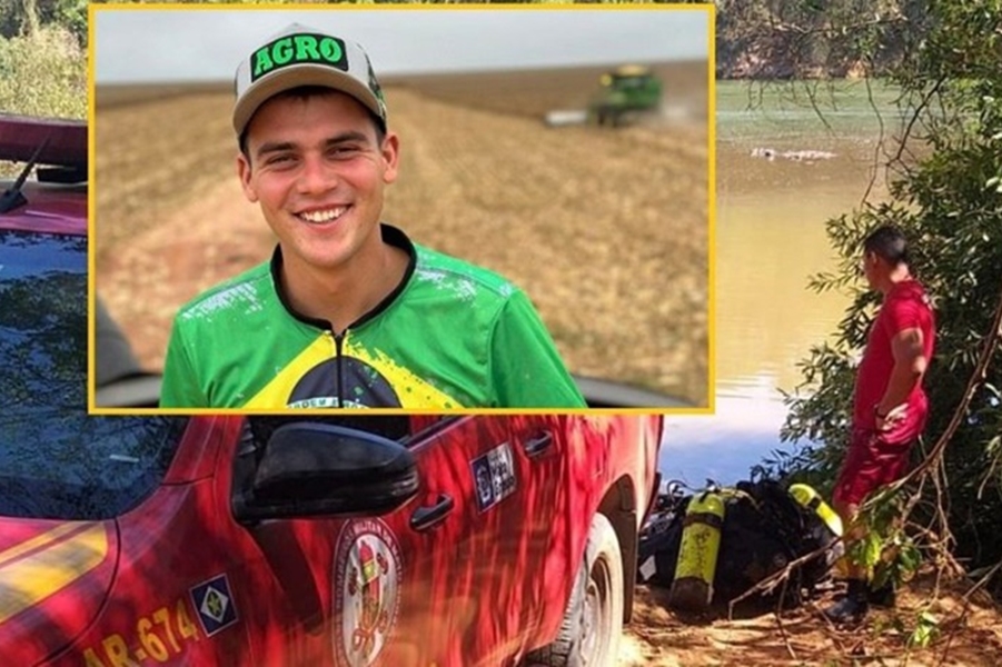 TRISTE: Jovem influencer do agro morre afogado durante pescaria 