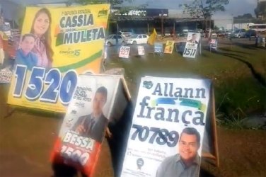 Eleições 2014 - Decisão judicial proíbe cavaletes na Jorge Teixeira, Rio de Janeiro e Tiradentes em Porto Velho