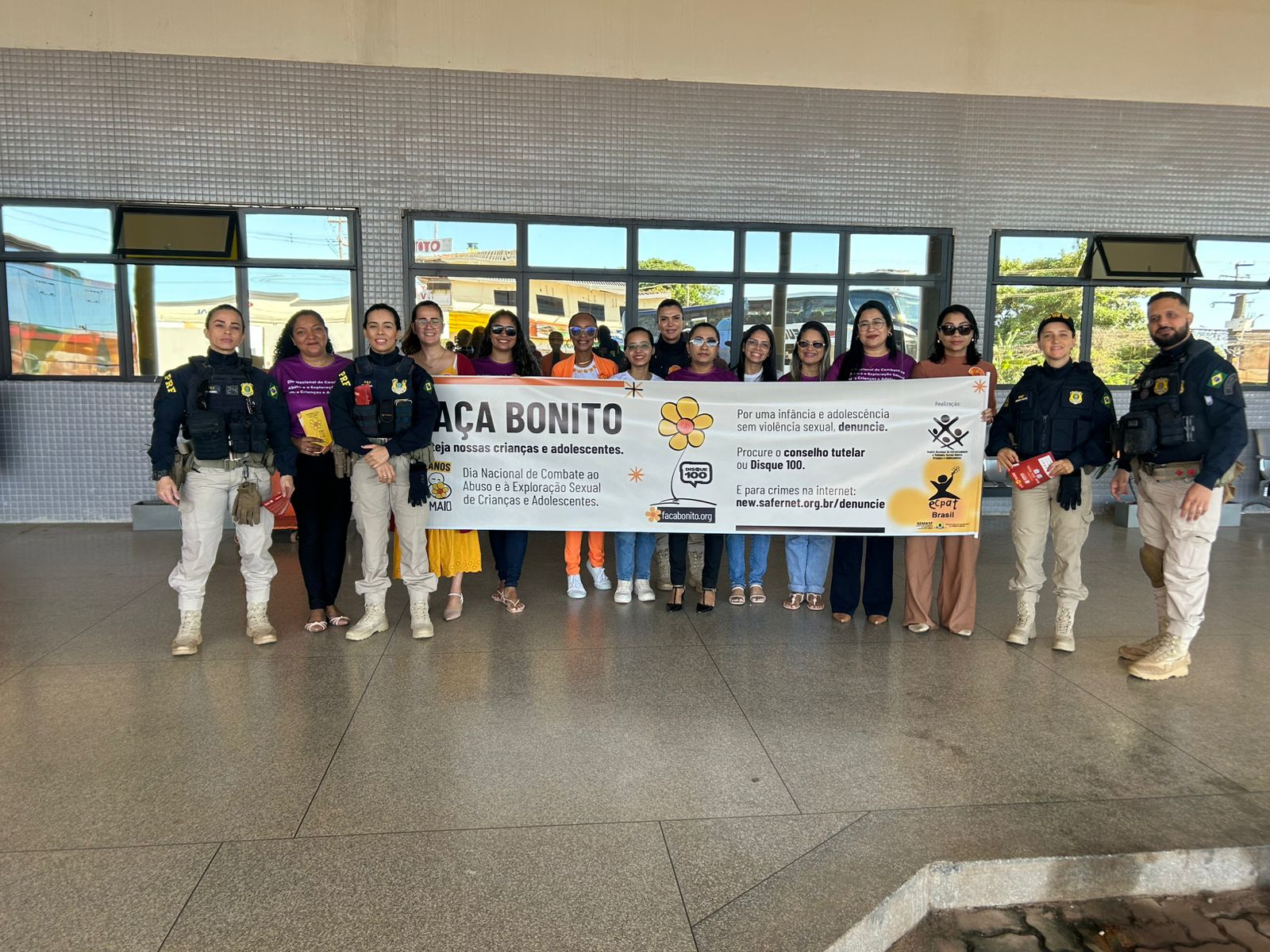 RODOVIÁRIA DE PORTO VELHO: Ação educativa da PRF contra a exploração sexual de crianças