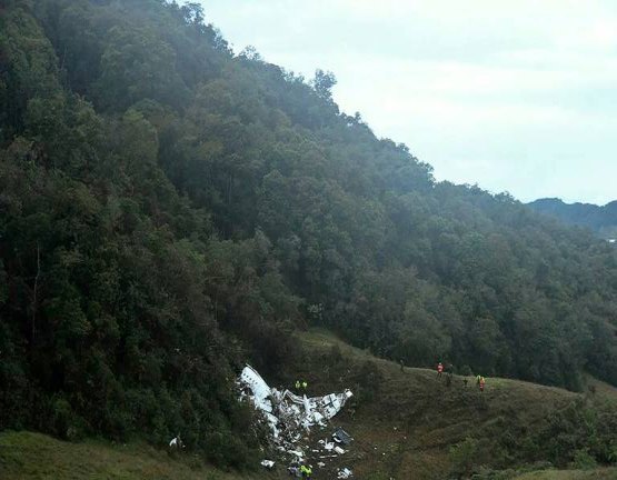 Colina onde caiu avião da Lamia é batizada de Chapecoense