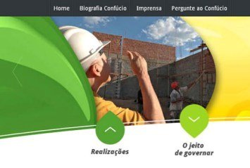 Confúcio inova ao ser o primeiro candidato a lançar site de campanha