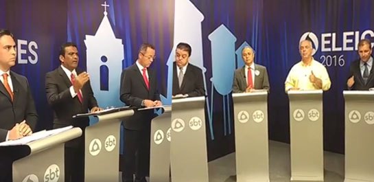 ELEIÇÕES 2016 - Candidatos engrossam o tom com gestão Nazif em debate da TV Allamanda