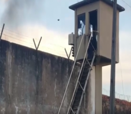 CONFRONTO – Detentos promovem chuva de pedras no Ênio Pinheiro – Vídeo