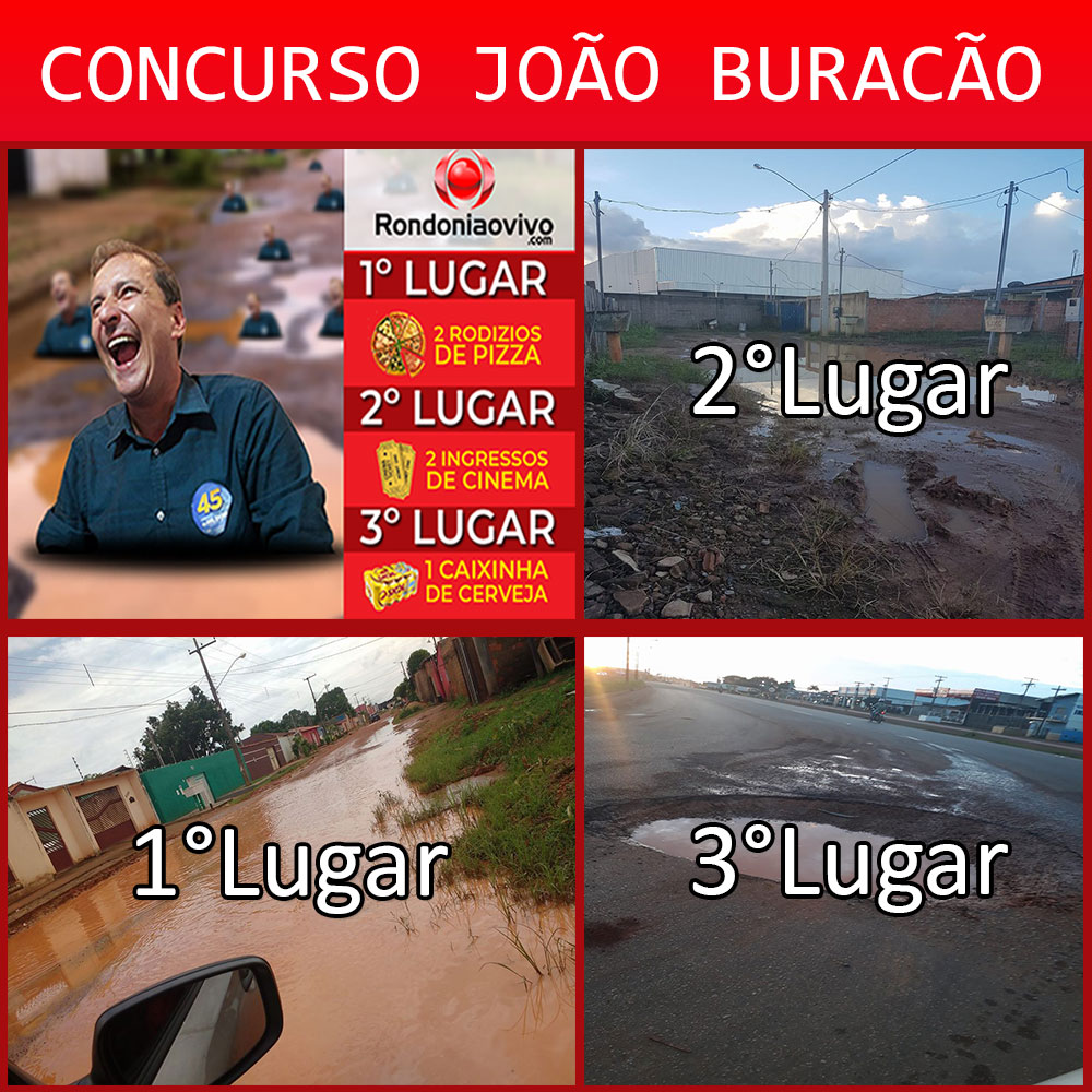 Conheça os vencedores da Campanha João Buracão do Rondoniaovivo