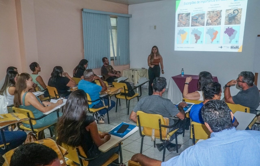 ANIMAIS PEÇONHENTOS: Agevisa realiza capacitação para identificação e controle de escorpiões