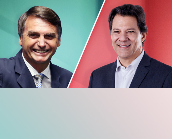 SEGUNDO TURNO: Bolsonaro e Haddad vão para mais uma disputa rumo à Presidência