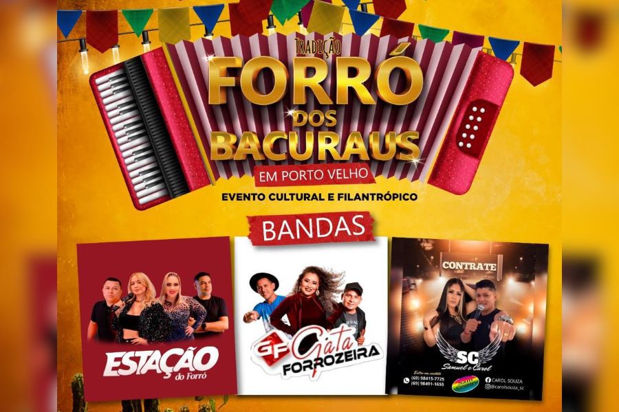 EM PORTO VELHO: Forró dos Bacuraus confirma nova edição como o maior evento do gênero na região
