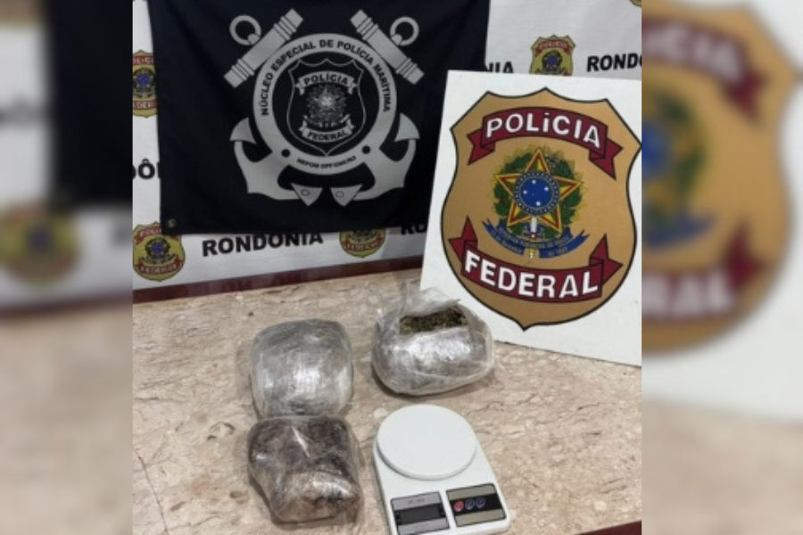 EM GUAJARÁ-MIRIM: PF apreende drogas e prende homem em flagrante