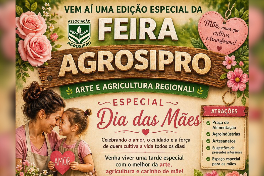 COLORADO D'OESTE: Feira Agrosipro terá edição especial de Dia das Mães