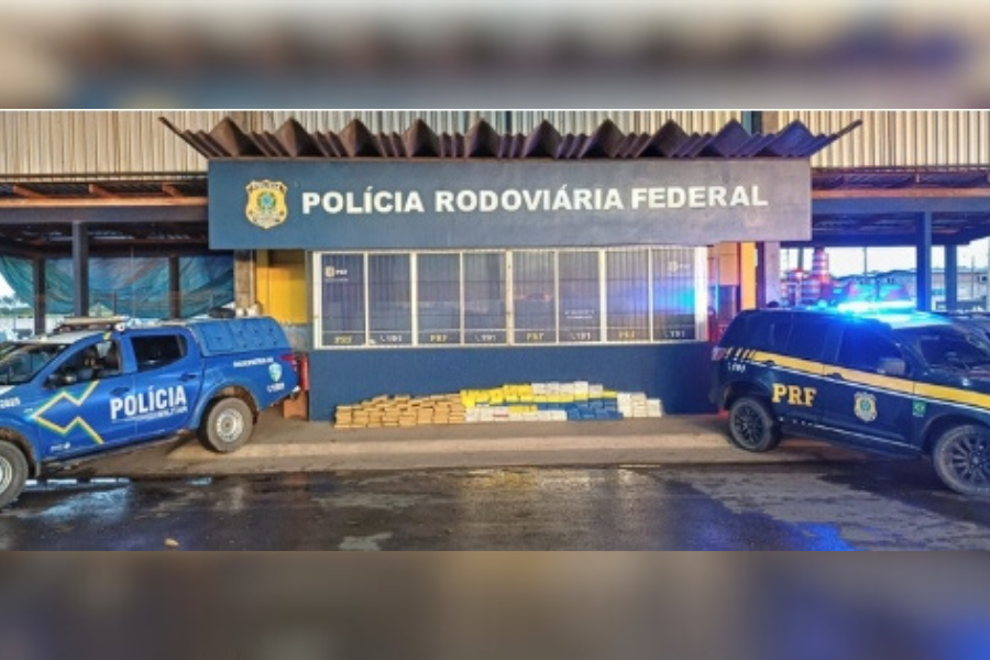 TRÁFICO: Mulher é presa com 338 quilos de drogas durante ação da PM e PRF