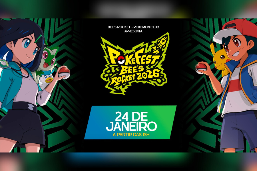 TRÊS DÉCADAS DE HISTÓRIA: Porto Velho celebra os 30 anos de Pokémon com festival gratuito