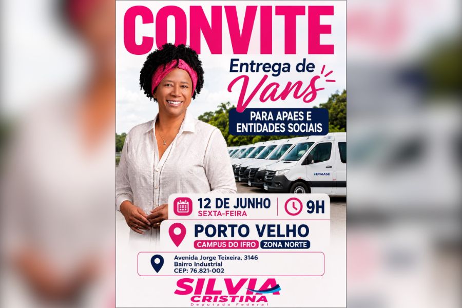 SÍLVIA CRISTINA: Deputada participa da entrega de vans para as Apaes e entidades sociais