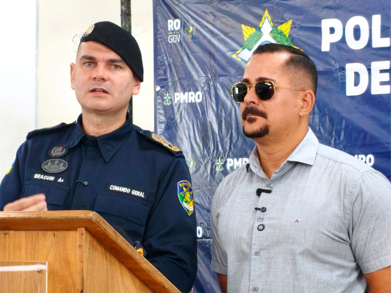 RELATÓRIO PMRO: Roubos caem 40% e apreensão de drogas dispara 166% em 2025