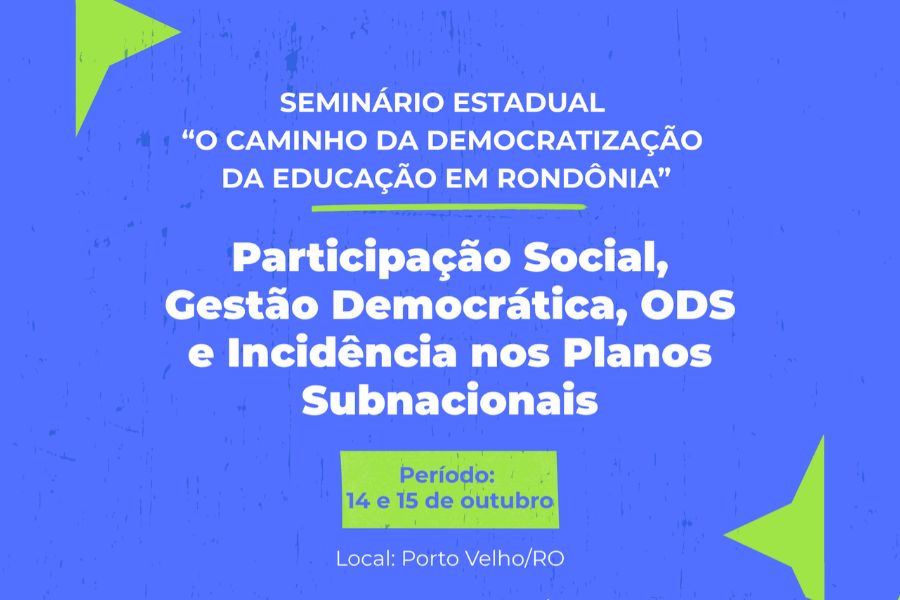 GRATUITO: Seminário em Porto Velho debate planos de educação inclusiva e os desafios