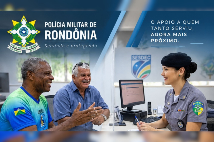 SEGURANÇA: PM de RO ativa Polos de Atendimento e Gestão ao Veterano no interior do Estado