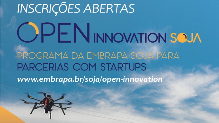 INOVAÇÃO: Embrapa Soja abre inscrições para a 3ª edição do Soja Open Innovation