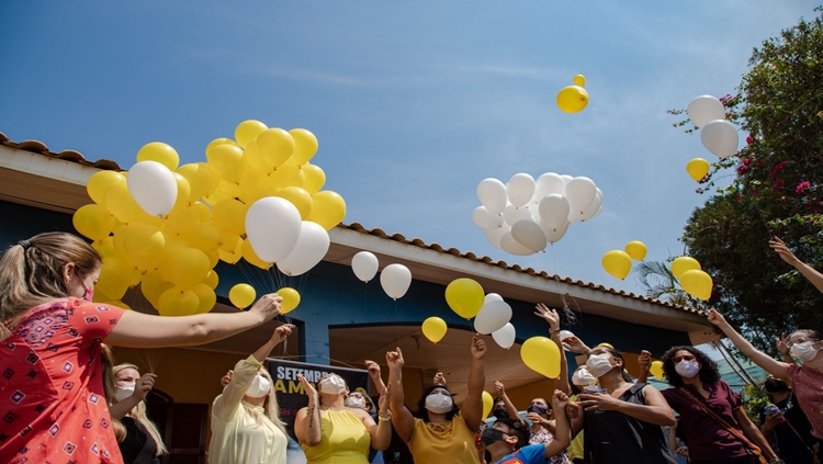 SAÚDE MENTAL: Caps Infanto Juvenil realiza ato em alusão ao Setembro Amarelo