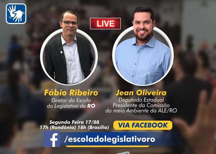 FACEBOOK: Escola do Legislativo promove live sobre as ações da ALE durante a pandemia