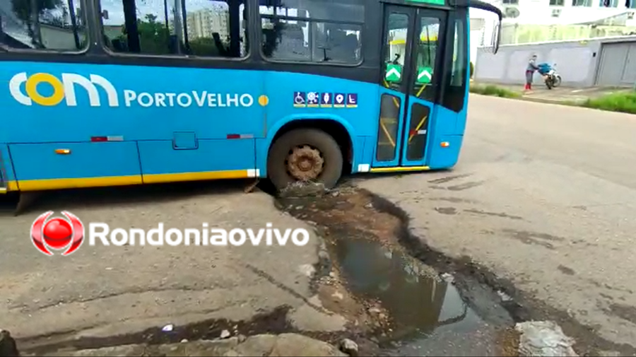 INOPERANTE: Moradores reclamam de cratera há cerca de dois anos no Marechal Rondon