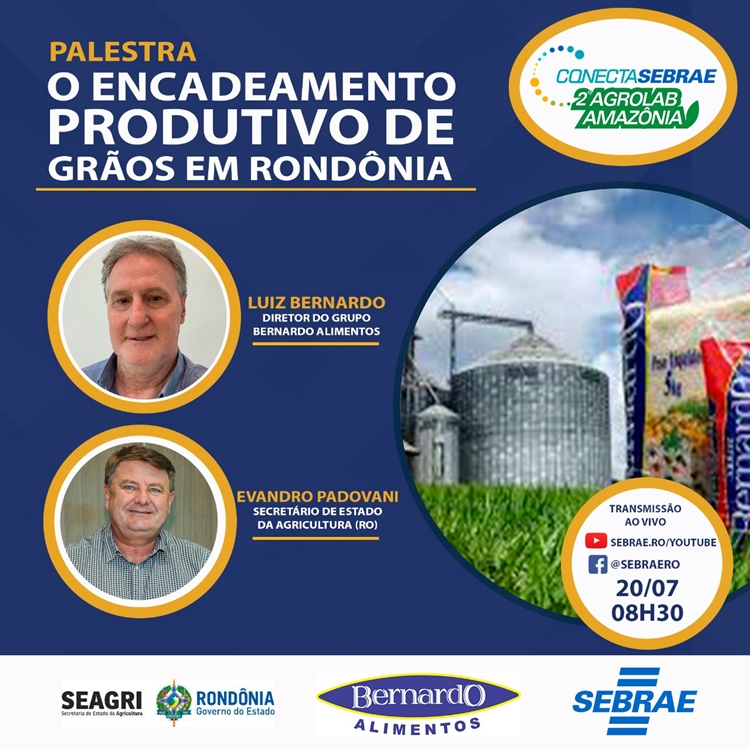 EVENTO ONLINE: Encadeamento produtivo em torno do mercado de grãos será debatido 