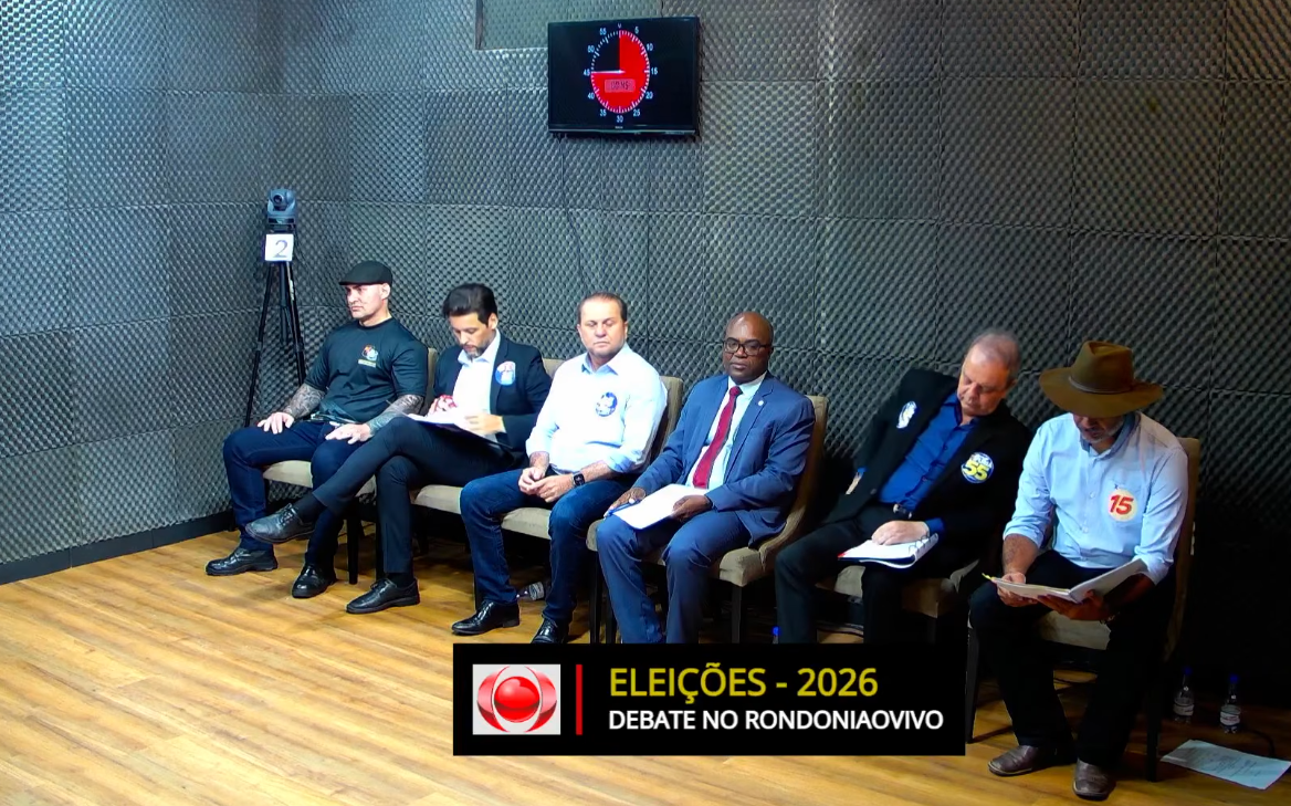 DEBATE RONDONIAOVIVO: Candidatos a vice-governador de RO discutem temas; confira pontos altos