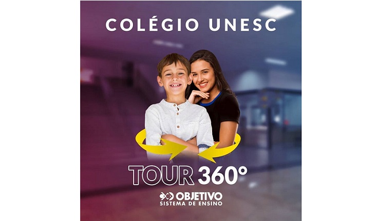 VISITA: Colégio Unesc faz o convite para o Tour 360° neste sábado, dia 07