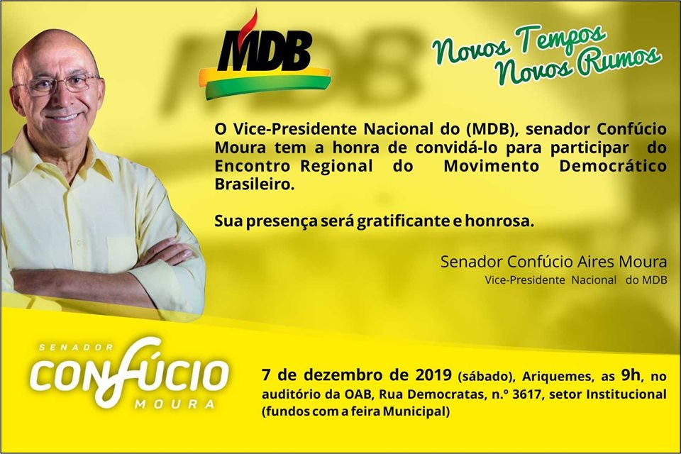 RENOVAÇÃO: MDB levanta bandeira e realiza o primeiro encontro em Ariquemes