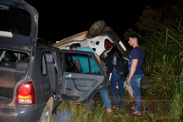 BR-364: Acidente entre carros deixa três mortos e vários feridos