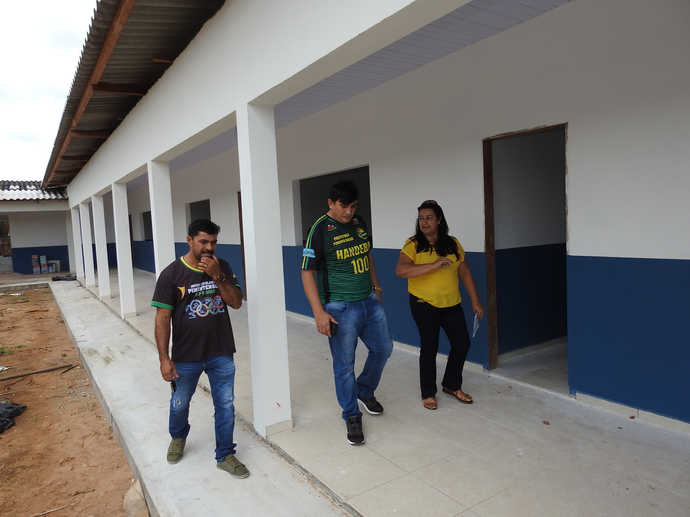 Obra de escola beneficiada com emenda de Cleiton Roque está quase concluída