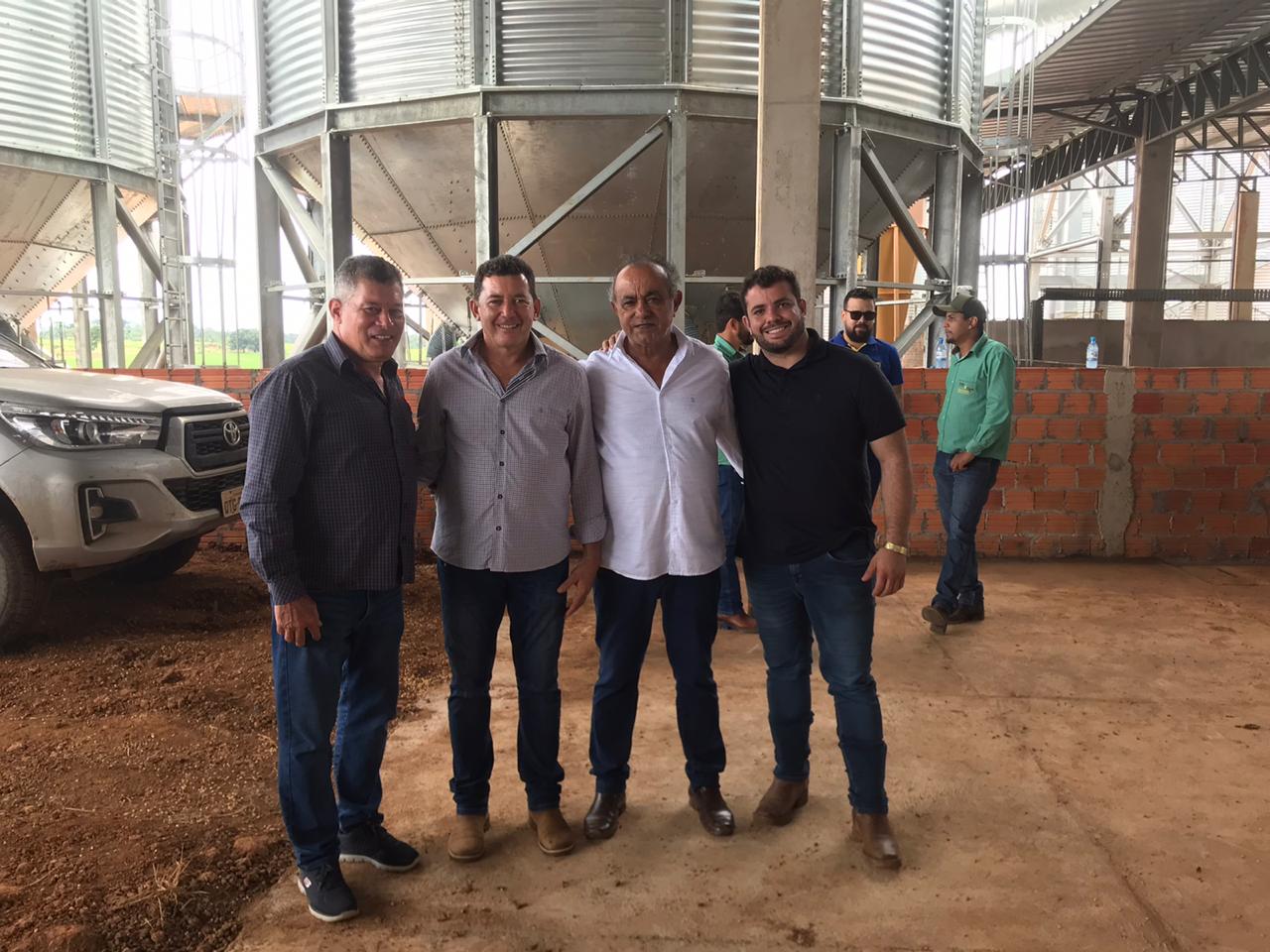 AGRONEGÓCIO: Edson Martins prestigia inauguração de silo industrial em Nova Mamoré