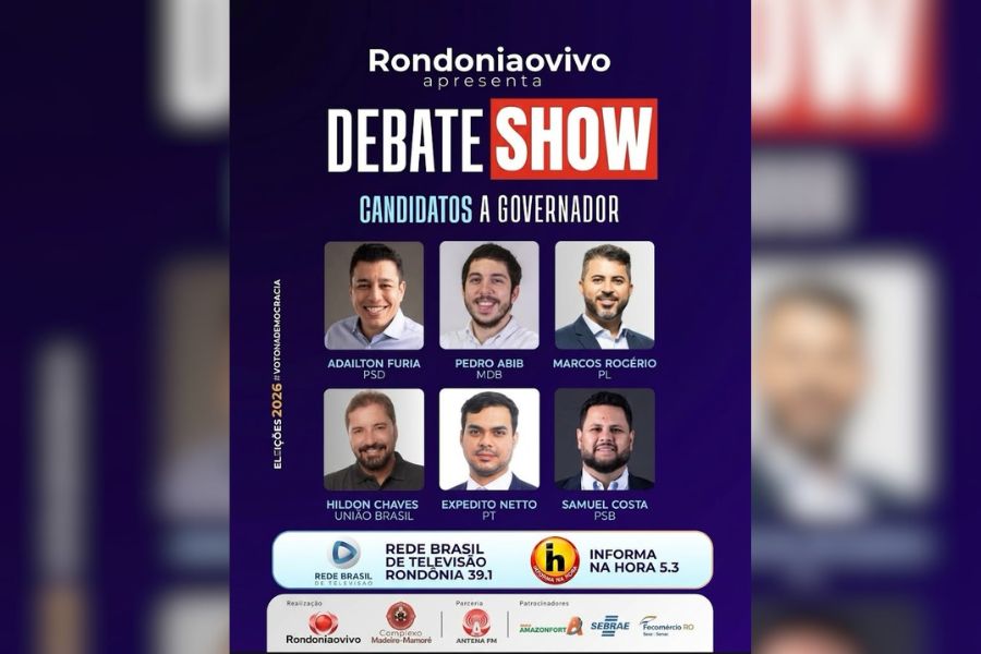 ELEIÇÕES 2026: Rondoniaovivo realiza primeiro debate com candidatos ao governo nesta sexta (18)