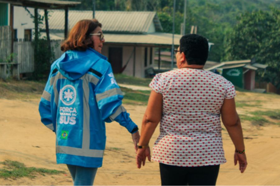 QUEIMADAS: Comunidades indígenas recebem visita técnica da Força Nacional do SUS